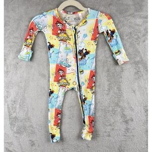 Bellabu Bear Pajamas‎ Baby Boys 3-6 Months Paw Patrol Bamboo One Piece Full Zip